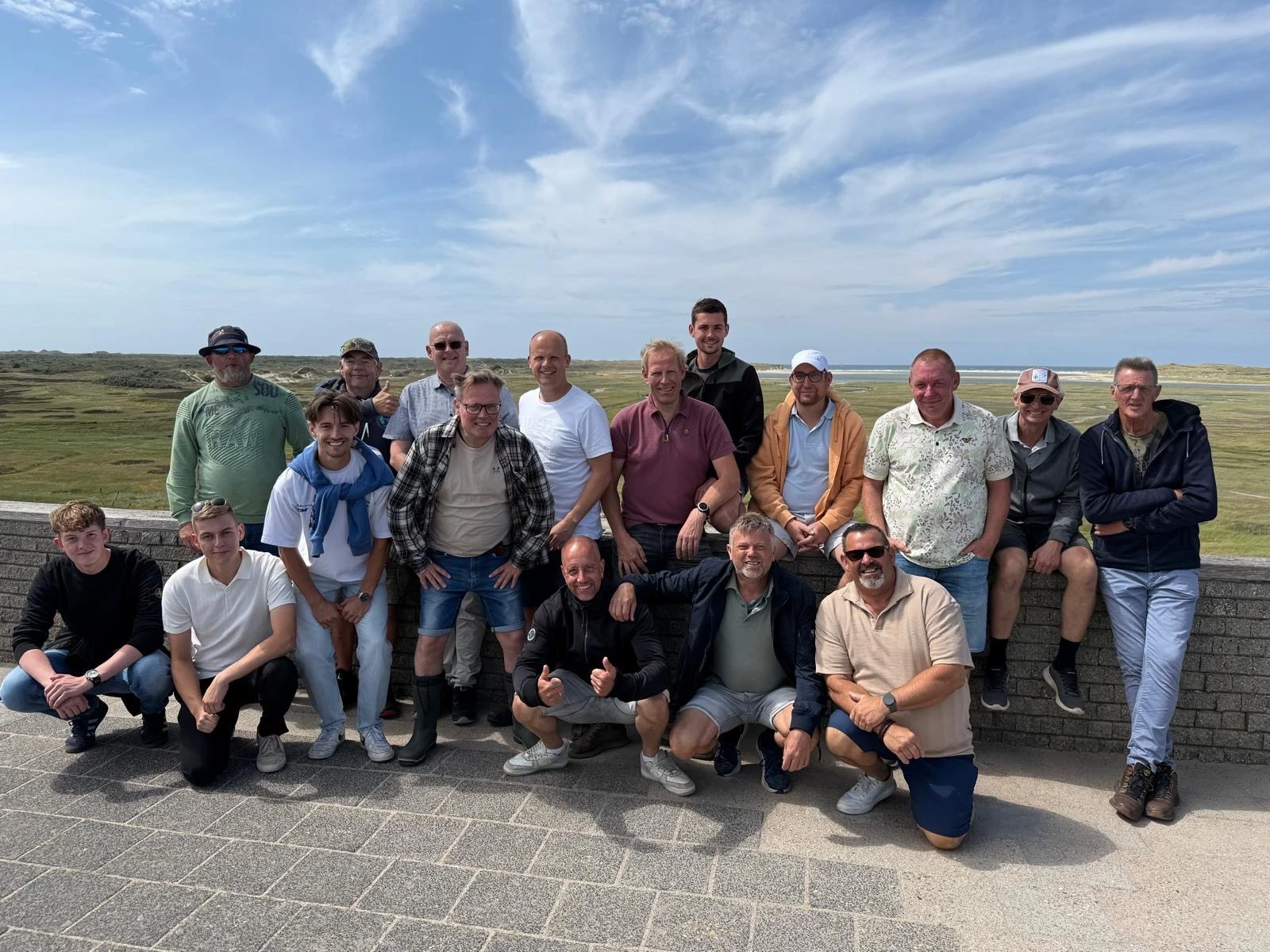 Bedrijfsuitje op Texel